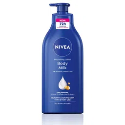 Nivea Set of Body Milk Body Lotion 600ml & Soft Daily UV Light Moisturising Cream 200ml image 4
