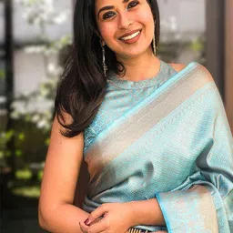 Anouk Woven Design Zari Kanjeevaram Saree-picture-12