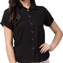 Women Regular Fit Solid Casual Shirt-image-66