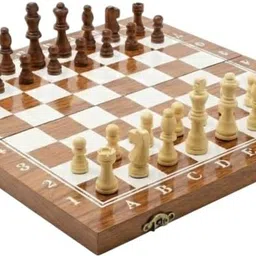 movex Morex Wooden Chess Board Set (20x20 Inches) with King Size Coin | Shesham Wood Educational Board Games-picture-45