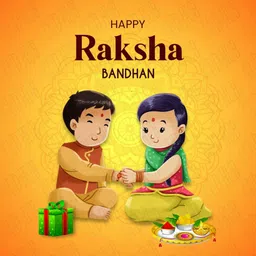 ud hub Bhaiya Bhabhi Rakhi-9110 Kundan, Pearl Rakhi Set image 4