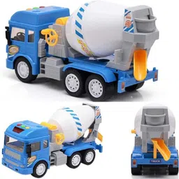 duvexa Friction Power Toy Trucks Vehicles Truck Cement Mixer image 3