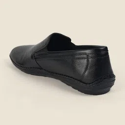 Metro Men Textured Slip On Formal Shoes image 2