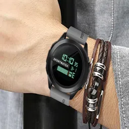 Hala Men Solid Round Tang Regular Digital Watch-1140 image 2