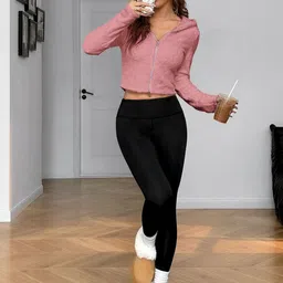 Stylecast X Slyck Women Lightweight Crop Open Front Jacket-picture-16