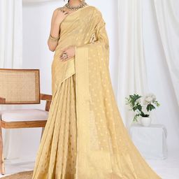 Mitera Woven Design Zari Tissue Saree-picture-9