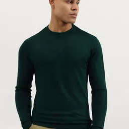 United Colors of Benetton Men Solid Round Neck Pullover Sweaters-picture-20