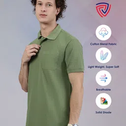 Lux Cozi Men Pack Of 2 Polo Collar Short Sleeves Lounge T-shirts image 4