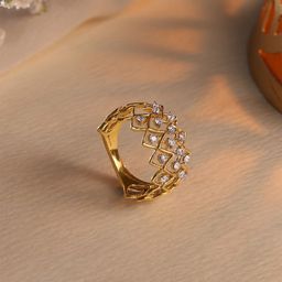 Mia by Tanishq Women 14K Gold & Diamond Finger Ring -3.96 g-picture-26