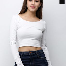 SCORPIUS Women Pack of 2 Cotton Fitted Crop Top-picture-19