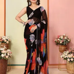 Flip The Style Pure Georgette Bhagalpuri Saree-picture-24
