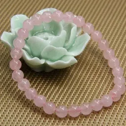Divine souvenirs Unisex Crystals Beaded Elasticated Bracelet image 3