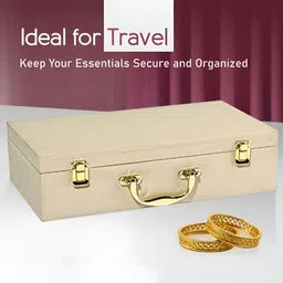 Aura Beige Set of 2 Regular Jewellery Organiser Organisers image 3