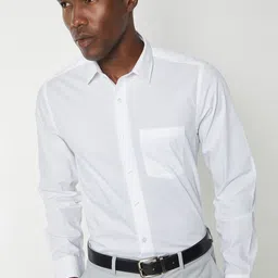 max Men Textured Spread Collar Pure Cotton Casual Shirt-image-62