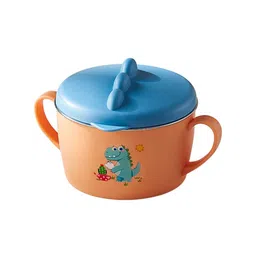 GUCHIGU Stainless Steel Baby Food Bowl With Spoon - Orange-picture-42