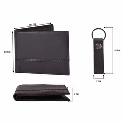 Klasse Pack Of 2 Men Leather Two Fold Wallet image 4