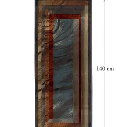 Sapana Carpet-Mats Grey & Brown Printed Floor Runner image 3