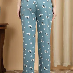 Smarty Pants Printed Cotton Mid-Rise Straight Lounge Pants image 3