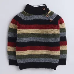 Yellow Apple Boys Striped Pullover image 3