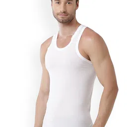 CAVENDERS Pack Of 4 Cotton Basic Vests soft White Premium quality Dno-v205st image 4