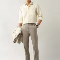 Arrow Men Printed Classic Trousers image 5