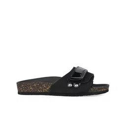 Mast & Harbour Women Slip-On Open Toe Flats image 2
