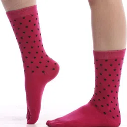 Moda Rapido Women Polka Dot Pure Wool Socks image 2