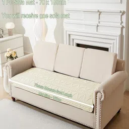 HOUSE OF QUIRK Three Seater Corner Slipcovers Anti-Slip Stretch Seat Pad Sofa Mat image 2