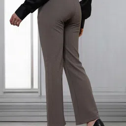 all about you formals all about you Women Flared High-Rise Trousers image 2