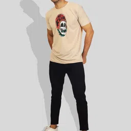 Greylongg Men Graphic Printed Round Neck T-Shirt image 5