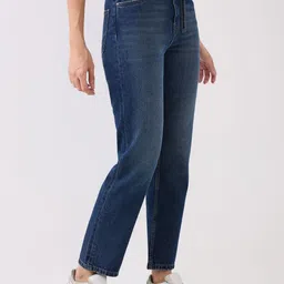 SPYKAR Purist Women Straight Fit High-Rise Light Fade Cotton Stretchable Jeans image 2