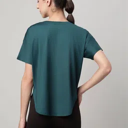 MKH Women Typography Printed Dri-FIT T-shirt image 5