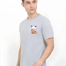 SZN Graphic Printed Round Neck Short Sleeves Casual T-shirt image 2