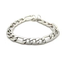 Vaiseema Silver Stainless Steel Bracelet-image-15