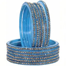 Adiba Fashion Factory Set Of 12 Beads-Studded Bangles-picture-28