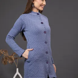 Anouk Women Self Design Longline Cardigan image 3