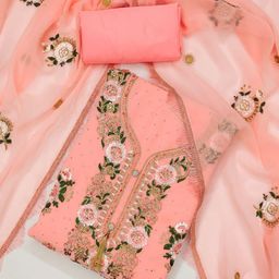 LeeliPeeri Designer Embroidered Unstitched Dress Material-picture-40