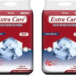 alizee Extra Care 4XL SIZE diaper 50 piece (pack of 2) - XXXL-picture-19
