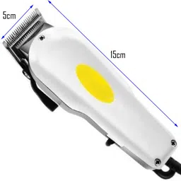 Edisonn km-8844 HEAVY DUTY ELECTRIC BARBER TRIMMER (WHITE) Fully Waterproof Grooming Kit 0 minRuntime 4 Length Settings image 3