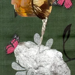 The Furnishing Tree PVC Waterproof Microwave Oven Cover Compatible for 17 L Solo 17PM-MEC2B Petals image 3