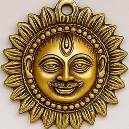 Ekhasa Gold-Toned Sun Wall Figurine Showpiece-image-48