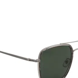 Ted Smith Unisex Polarised UV Protected Lens Aviator Sunglasses SUN-TWOSQUARE_SLBL image 2