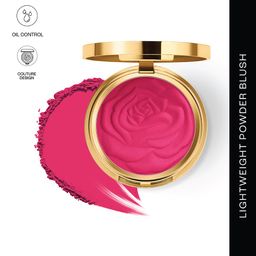 Lakme Rouge Bloom Showstopper Collection Lightweight Powder Blush 12g - Vintage Rose 1-picture-41