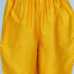 Bitiya by Bhama Girls Floral Yoke Design Angrakh Kurta With Trousers & Dupatta image 3