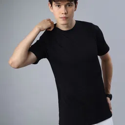 BLUWEEA Structured Round Neck Short Sleeves T-shirt-picture-56