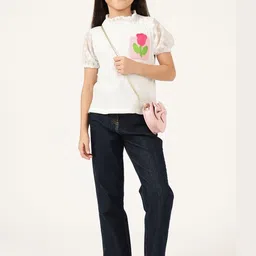 One Friday Puff Sleeve Cotton Top image 5