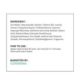 COSDERMA Lightening Face Mask -50g image 3