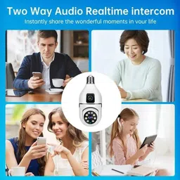 Cxoen Smart Home Bulb Camera – WiFi Surveillance & Motion Detection Security Camera image 5