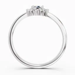 Sparkles Lab Grown Diamond 14kt White Gold ring image 2