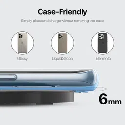 eller santé 15W Wireless Charger Waverex Fast PD & Qi-Certified with Type C Cable Charging Pad image 4